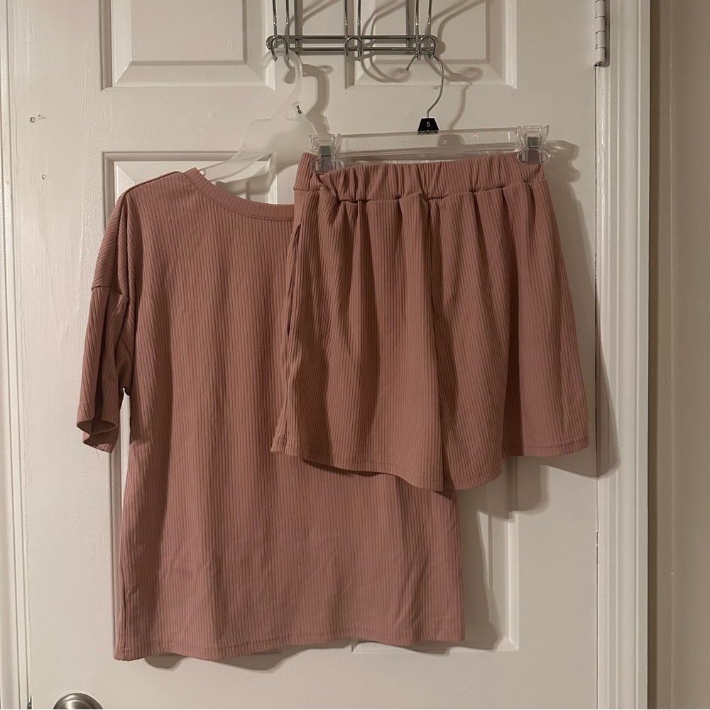 Women's Pink Short Sleeve Top